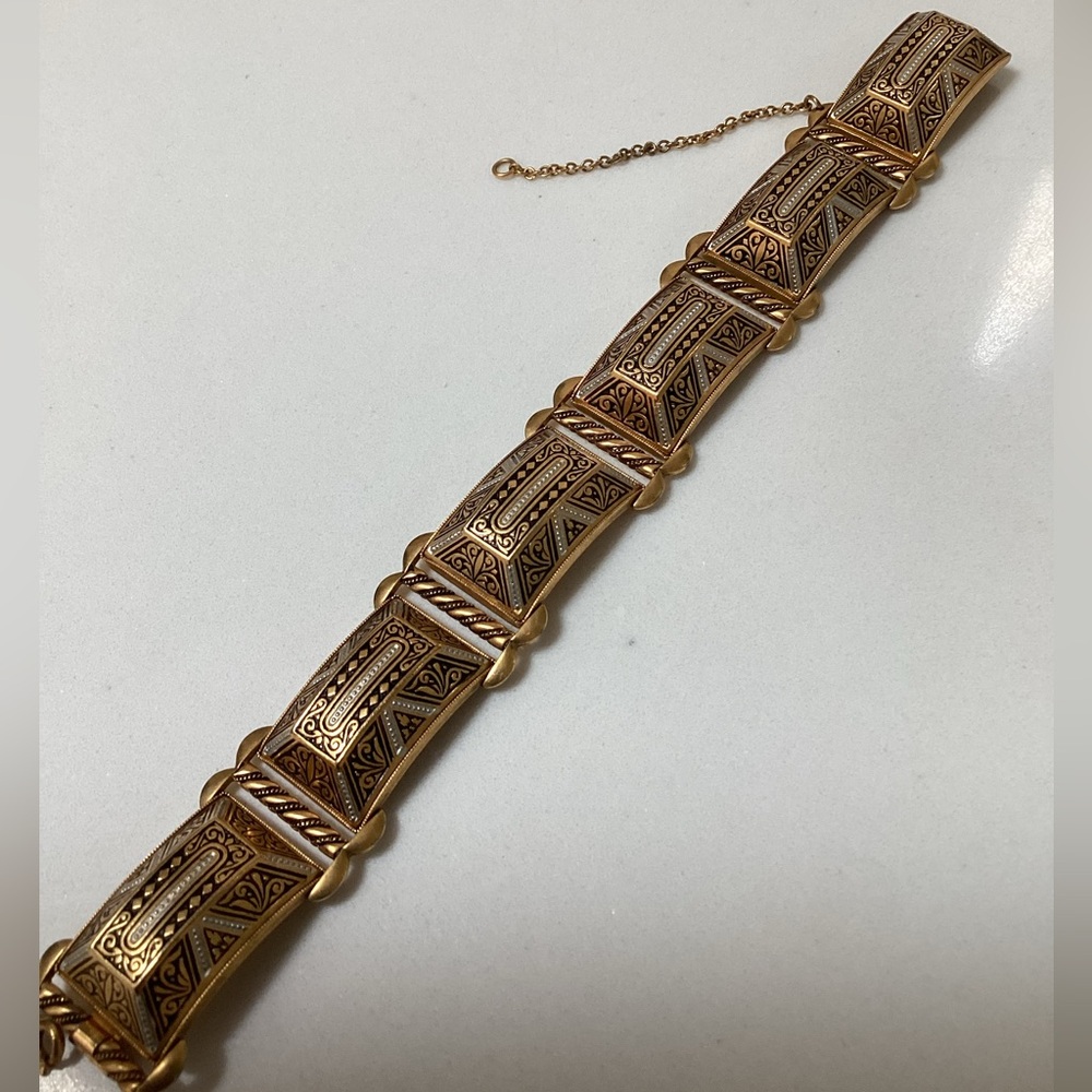 Vintage 1960’s Toledo Damascene bracelet - Picture 3 of 6